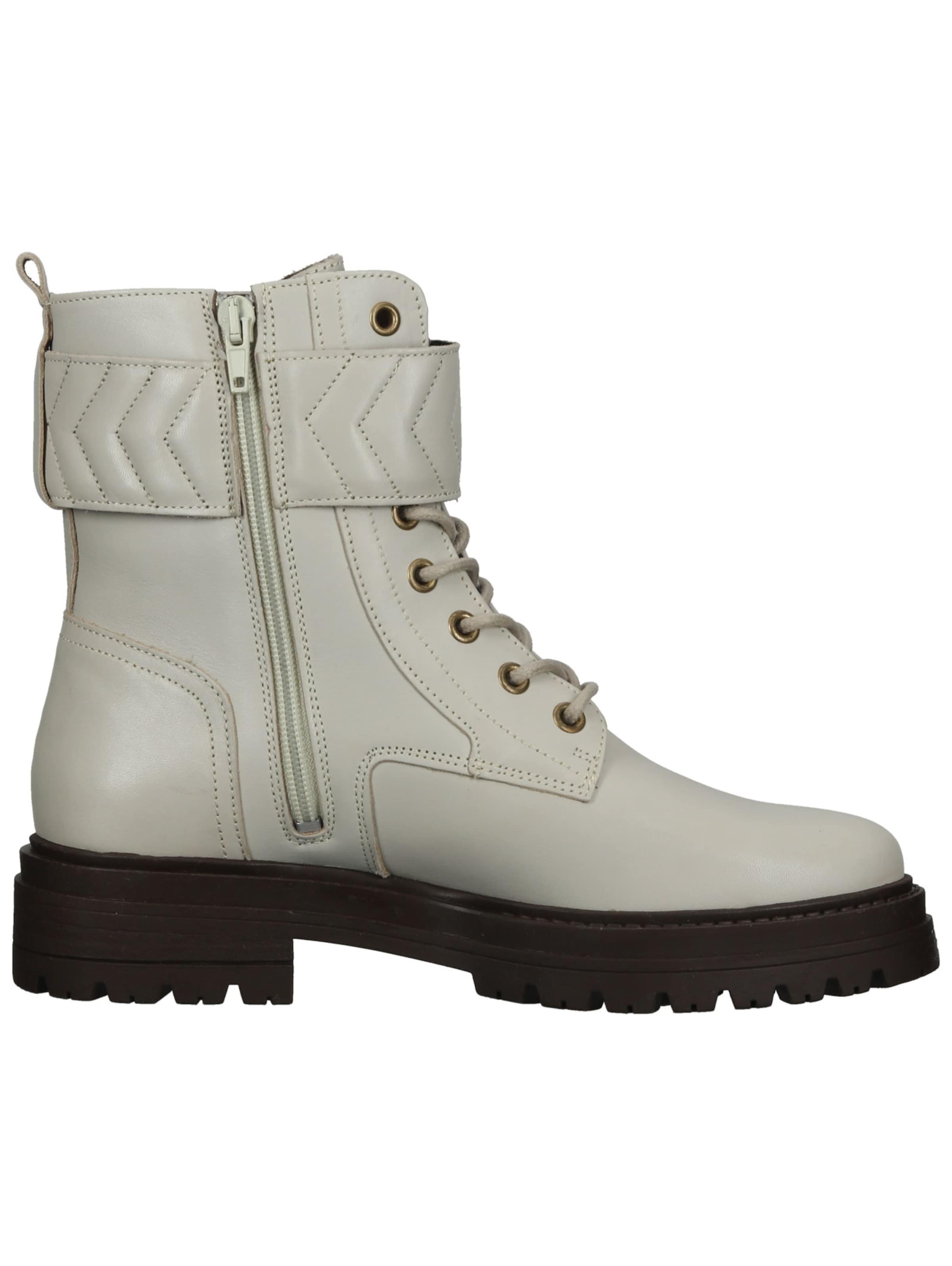 SCAPA Lace-up bootie in Beige