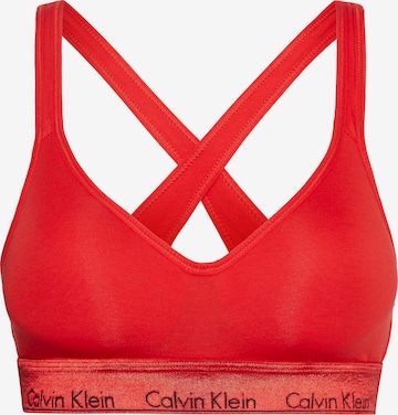 Calvin Klein Underwear Bralette Bra in Red: front