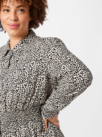 smėlio River Island Plus Palaidinės tipo suknelė