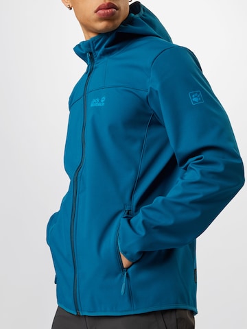 JACK WOLFSKIN Ulkoilutakki 'Northern Point' värissä sininen