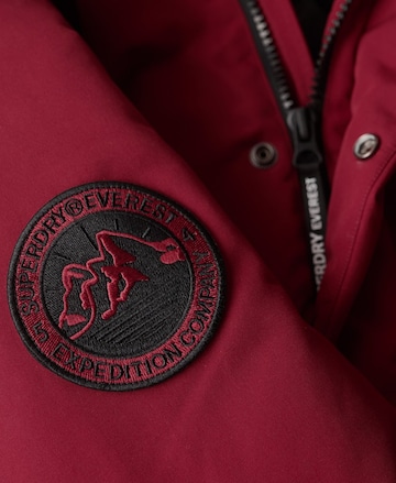 Superdry Winter Jacket 'Everest' in Red