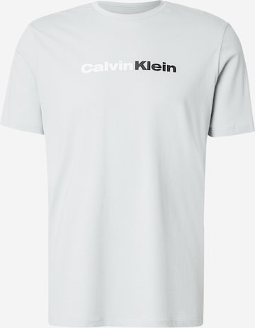 Tricou de la Calvin Klein Jeans pe verde: față