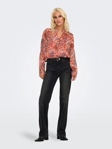 ONLY Blouse 'ONLVIKKI' in Orange