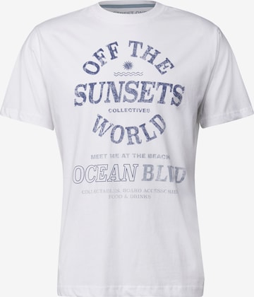Street One MEN T-Shirt in Weiß: Vorderseite