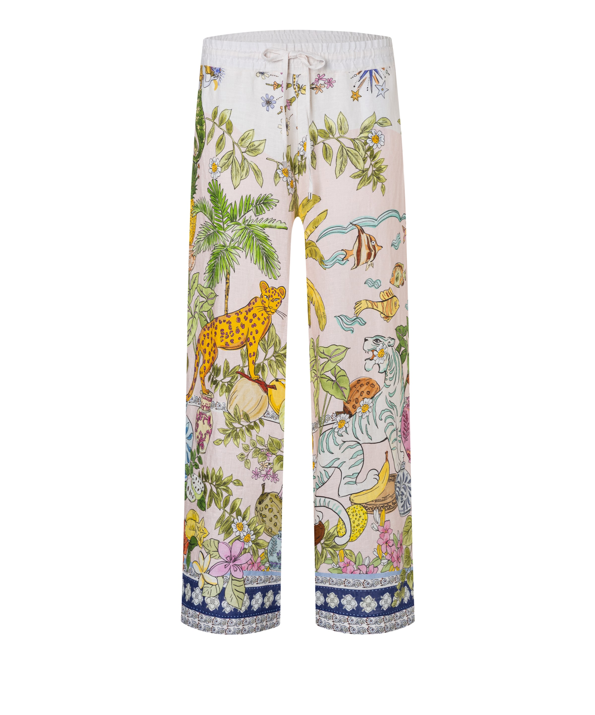 Cambio Regular Broek ' Candice ' in Gemengde kleuren: voorkant