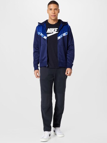 Nike Sportswear Zip-Up Hoodie 'Repeat' in Blue