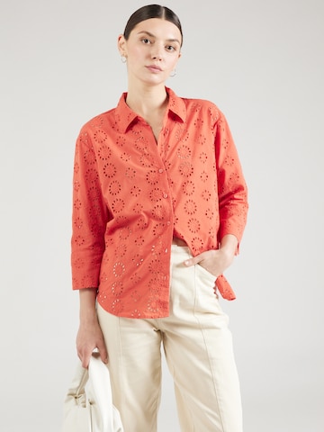 JDY - Blusa 'TALLIE' em laranja: frente