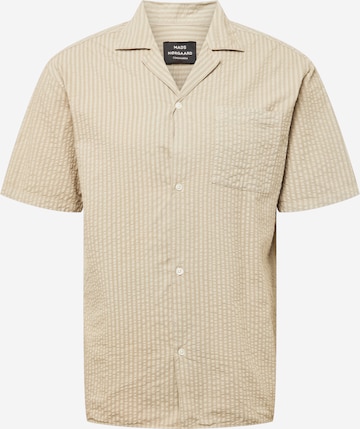 MADS NORGAARD COPENHAGEN - Regular Fit Camisa em bege: frente