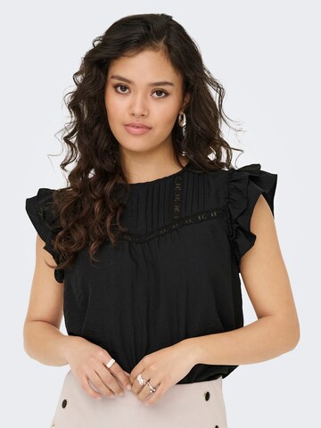 JDY Bluse 'JDYTRAIN' in Schwarz