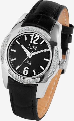 JUST Analog Watch 'Gill, 3 ATM' in Black: front