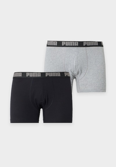 PUMA Boxershorts 'Everyday' in L in graumeliert / schwarz, Produktansicht