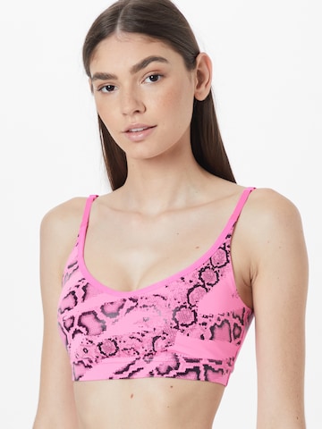 PUMA Bustier Sport bh 'Forever' in Roze: voorkant