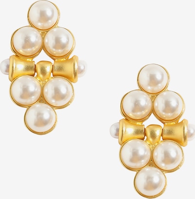 Auskarai ' Ilean ' iš SOHI, spalva – kremo / Auksas, Prekių apžvalga