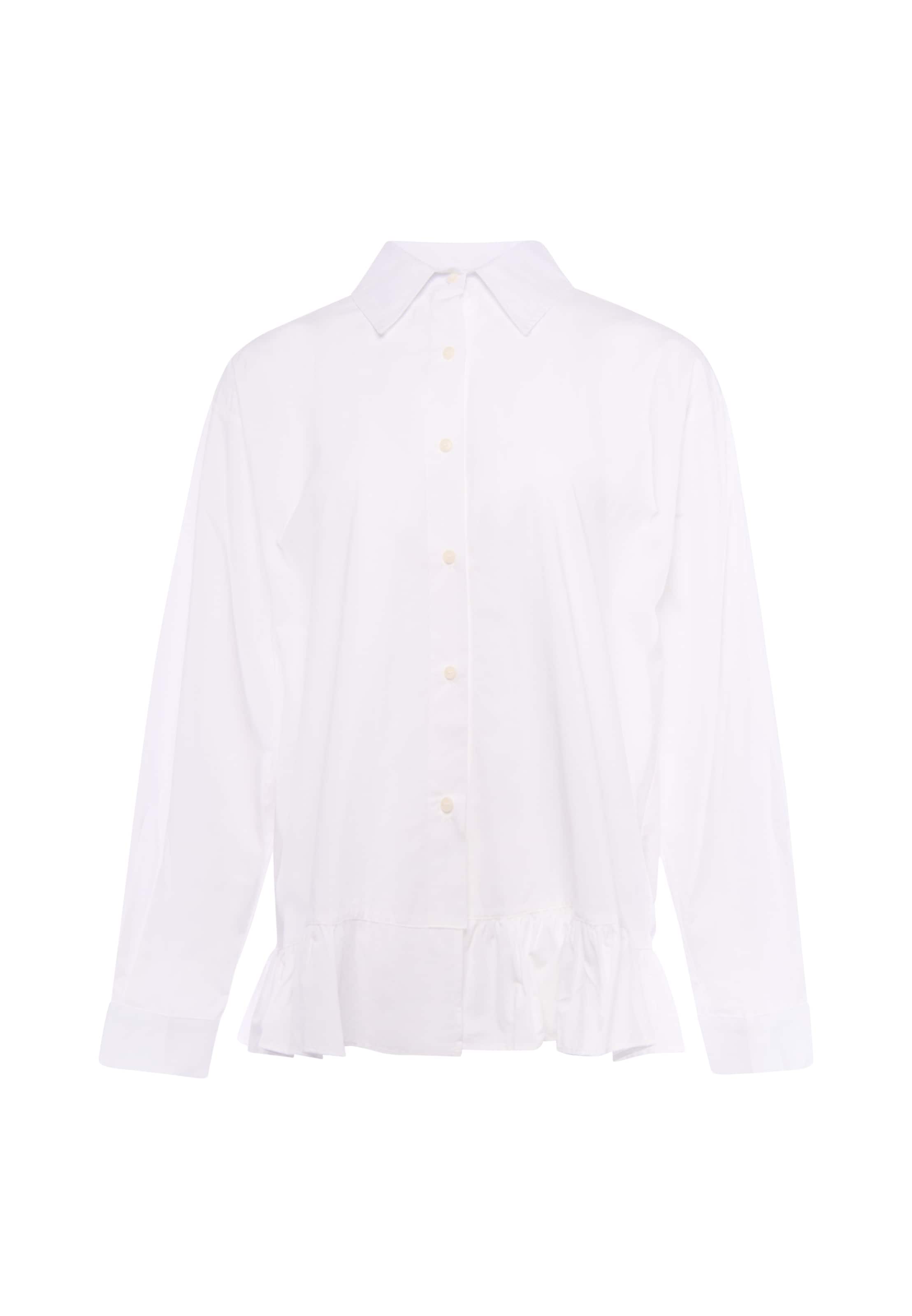 usha BLACK LABEL Chemisier en M en blanc, Vue avec produit
