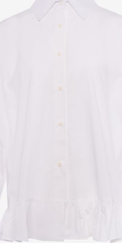Chemisier usha BLACK LABEL en blanc : devant