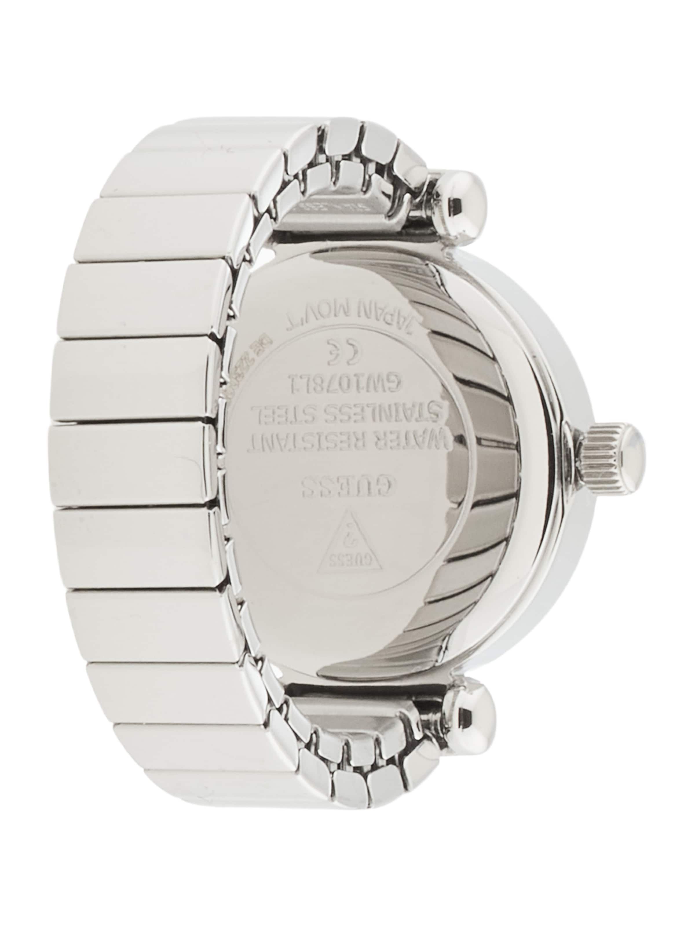 sudrabs GUESS Analogais pulkstenis