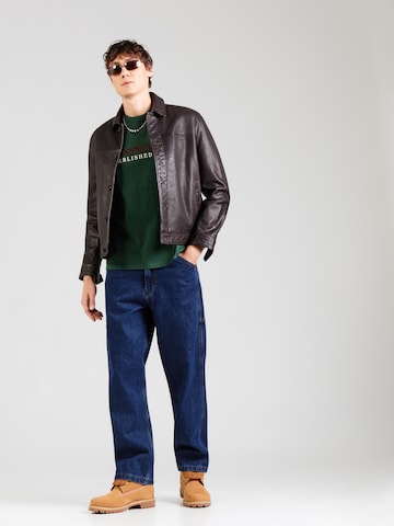 TIMBERLAND Majica 'ESTABLISHED 1973' | zelena barva