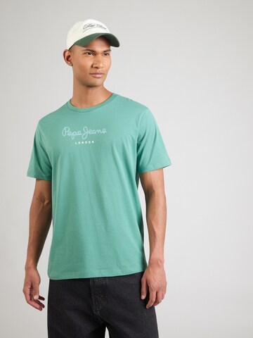 T-Shirt 'Eggo' Pepe Jeans en vert : devant