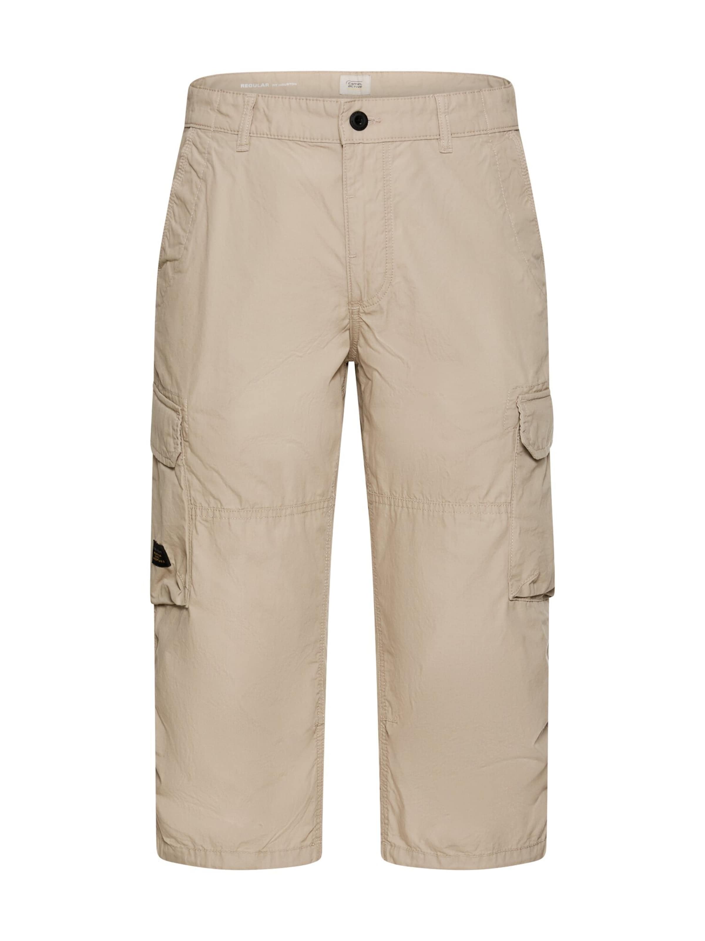 CAMEL ACTIVE Cargo Pants in Beige: front