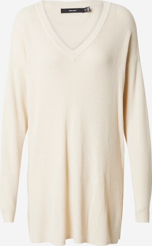 VERO MODA Trui 'New Lexsun' in Beige: voorkant