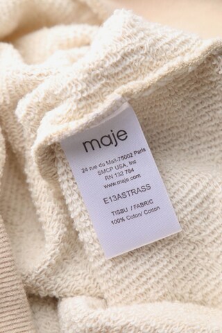 Maje Sweatshirt & Zip-Up Hoodie in XS in Beige