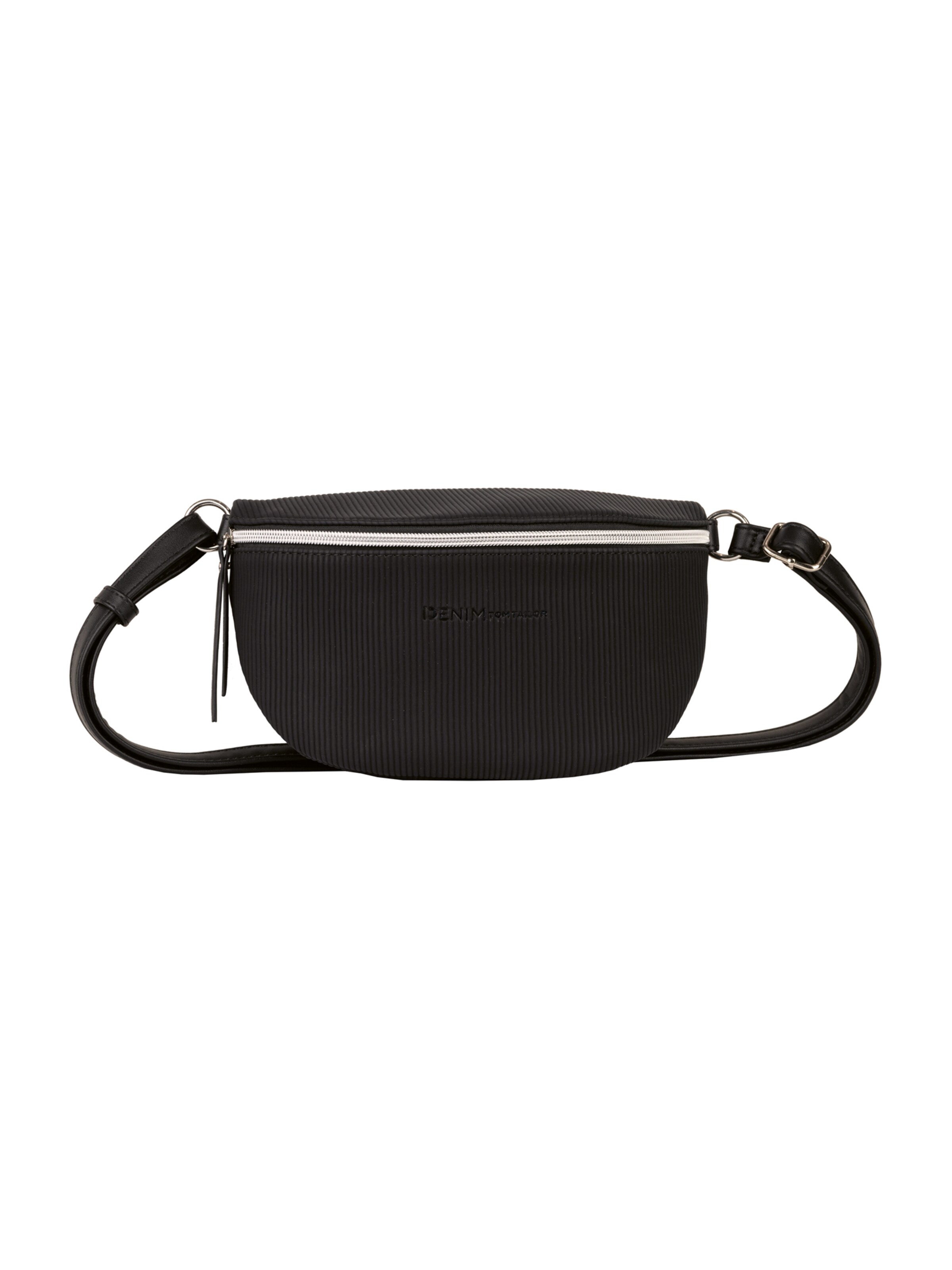 TOM TAILOR DENIM Fanny Pack 'Rosie' in Black: front