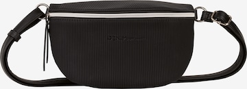 TOM TAILOR DENIM Fanny Pack 'Rosie' in Black: front