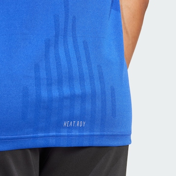 ADIDAS PERFORMANCE Performance Shirt 'HIIT Airchill Workout' in Blue