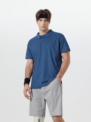 YOUTHUP Performance Shirt 'Gradschnitt' in Blue: front