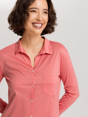 Hanro - Camisola de pijama ' Cotton Deluxe ' em vermelho