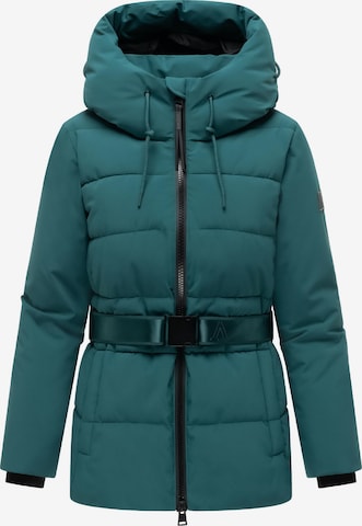 Giacca invernale ' Wattewunder XIV ' di NAVAHOO in verde: frontale
