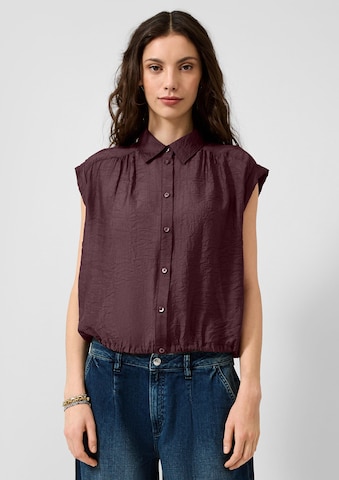 QS Blouse in Red: front