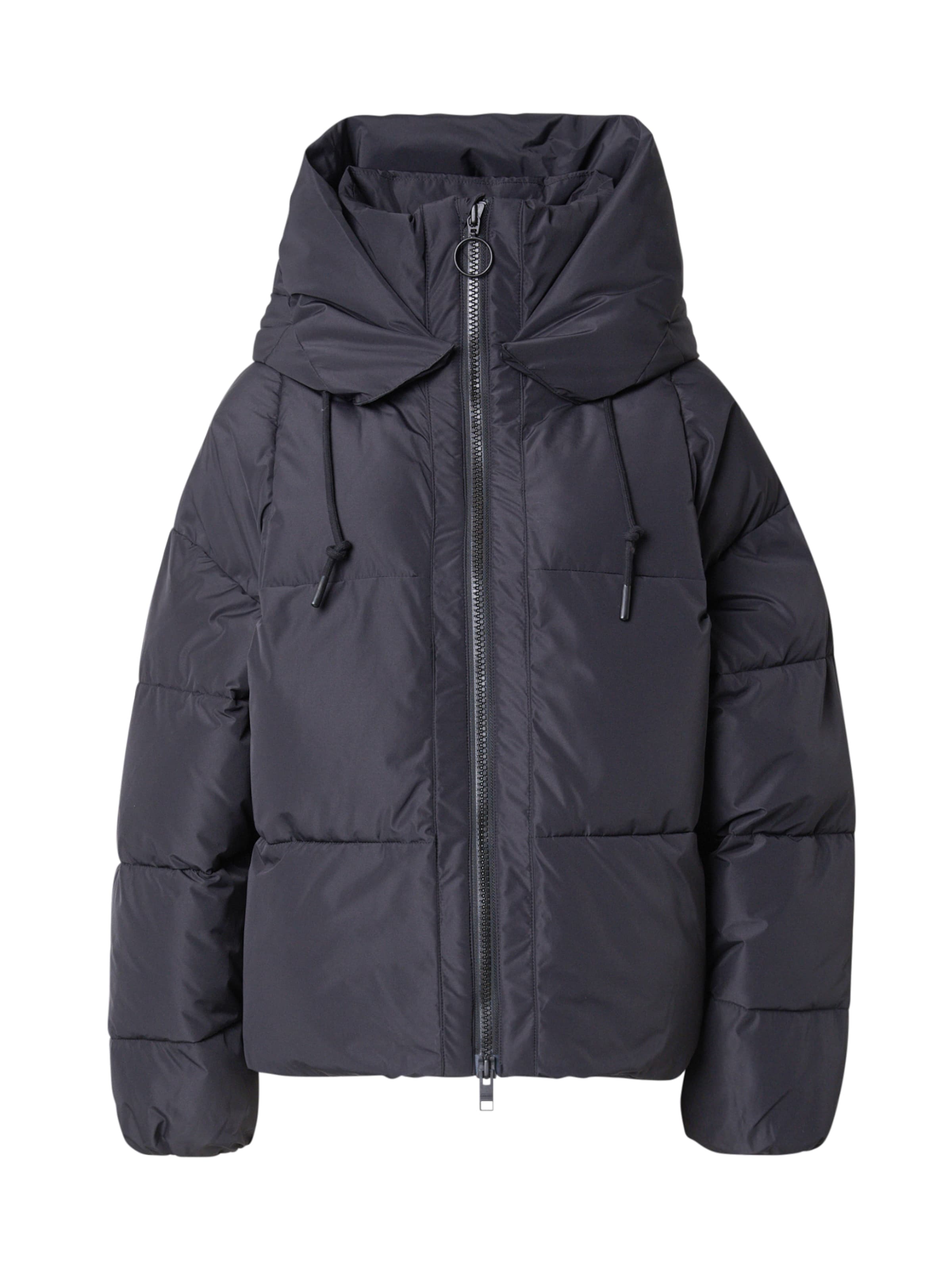 Embassy of Bricks and Logs Χειμερινό μπουφάν 'Zonza' σε μαύρο: μπροστά