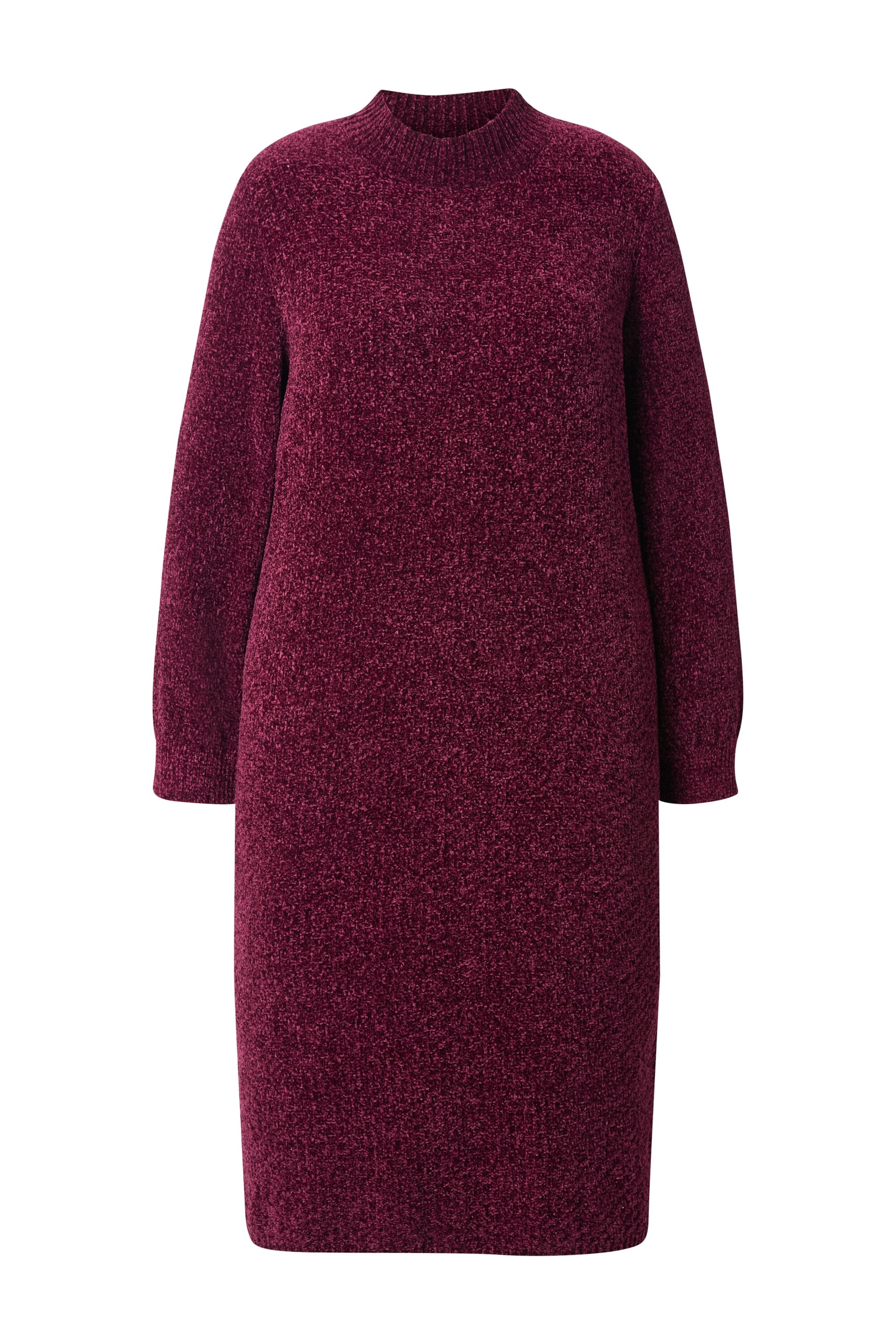 Ulla Popken Strickkleid in Lila: Vorderseite