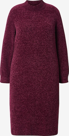 Robes en maille Ulla Popken en violet : devant