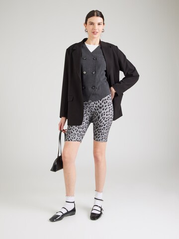 Skinny Leggings 'Romy Bike' de la OH APRIL pe gri