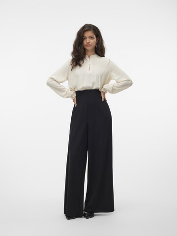 Wide Leg Pantalon à pince VERO MODA en noir