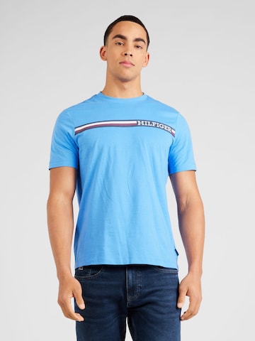 TOMMY HILFIGER Shirt in Blauw: voorkant