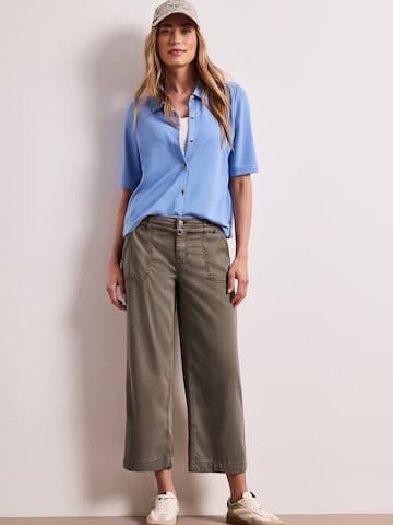 STREET ONE Широкий Джинсы 'Emee' в Коричневый