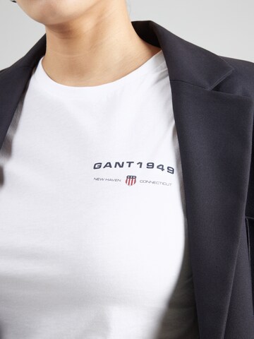 Maglietta di GANT in bianco