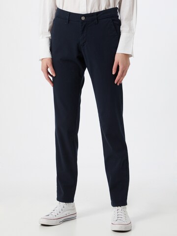 Effilé Pantalon SELECTED FEMME en bleu : devant