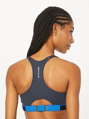 ONLY PLAY Medium Support Sports Bra 'Botilda' in Blue