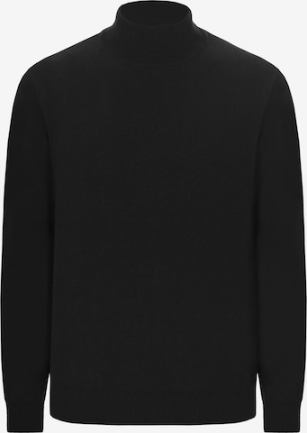 Distretto12 Trui 'Pietro' in Zwart: voorkant