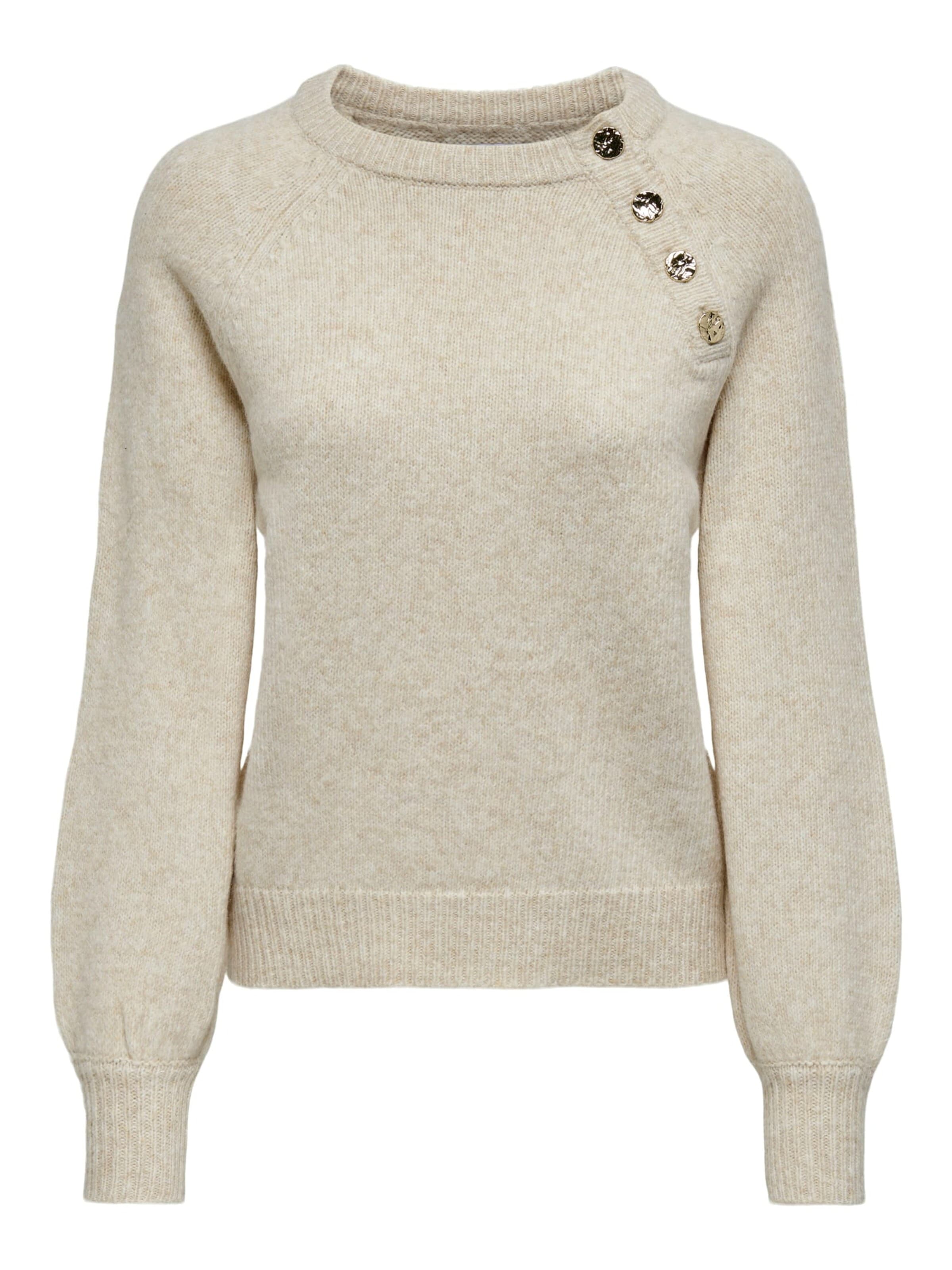 ONLY Trui 'Emma' in Beige: voorkant