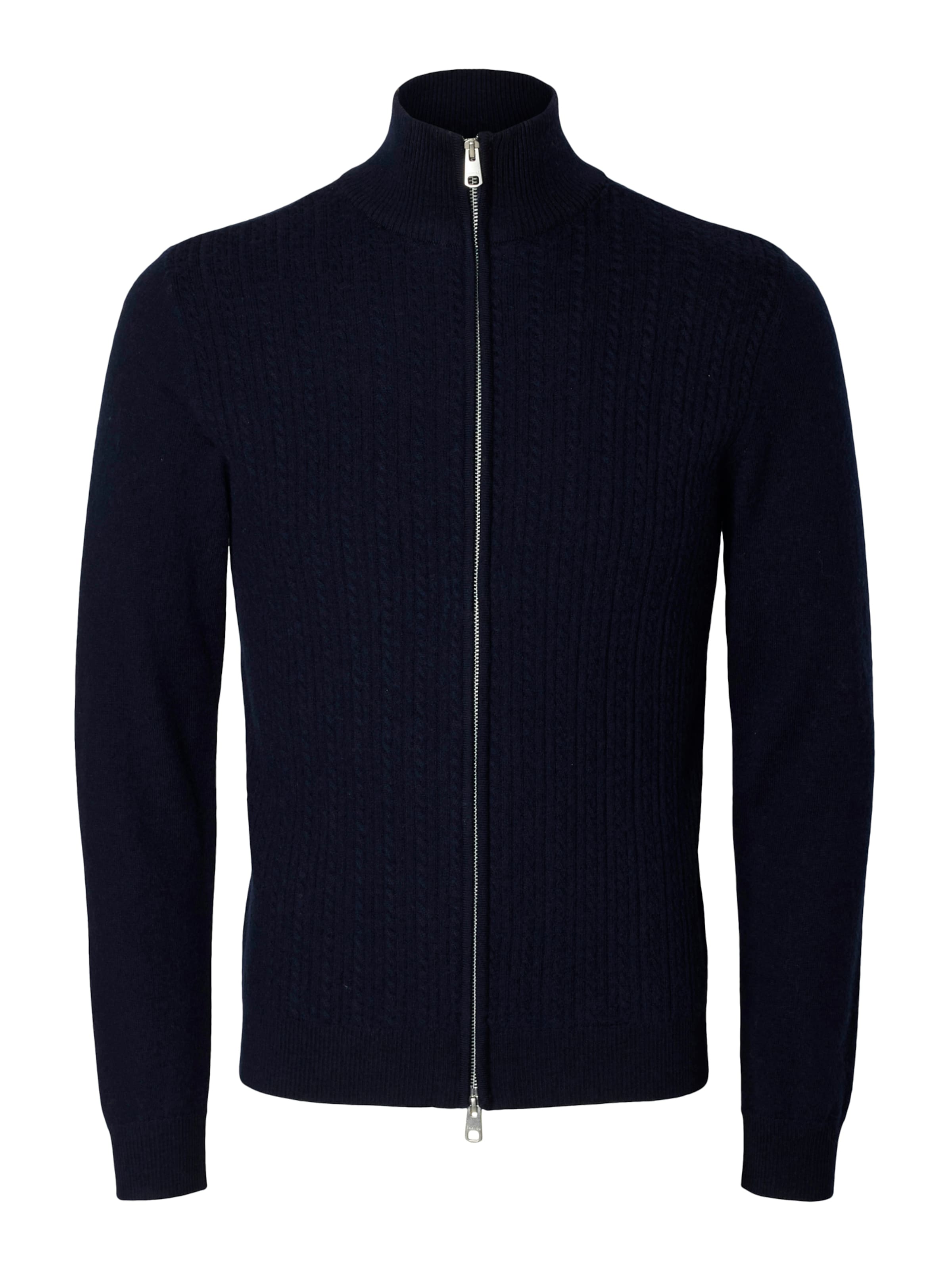 SELECTED - Cárdigan 'SLMTRAY' en azul: frente
