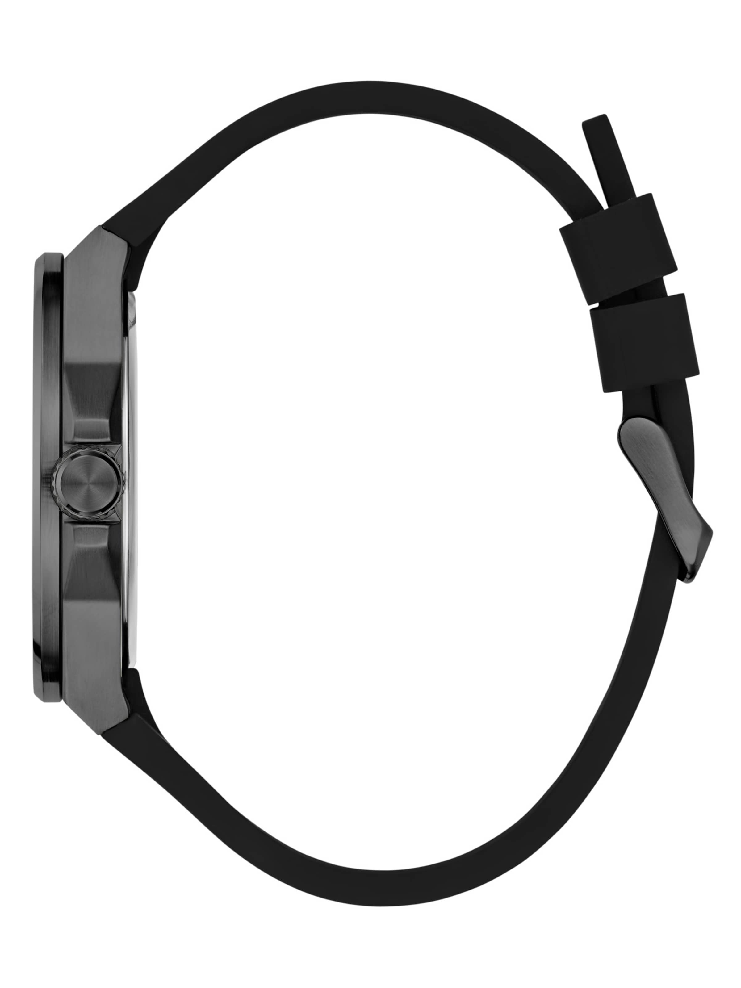 GUESS Αναλογικό ρολόι 'Vinyl' σε μαύρο