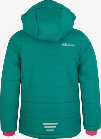 TROLLKIDS Regular Fit Sportjacke 'Hemsedal' in Grün