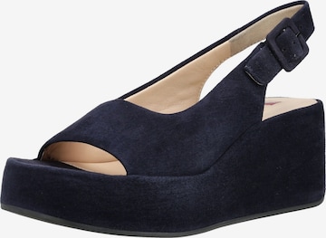 Sandales à lanières 'Loulou' Högl en bleu : devant