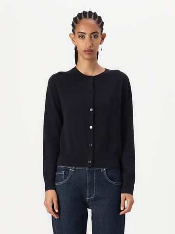 Samsøe Samsøe Πλεκτή ζακέτα 'Boston' σε μπλε: μπροστά