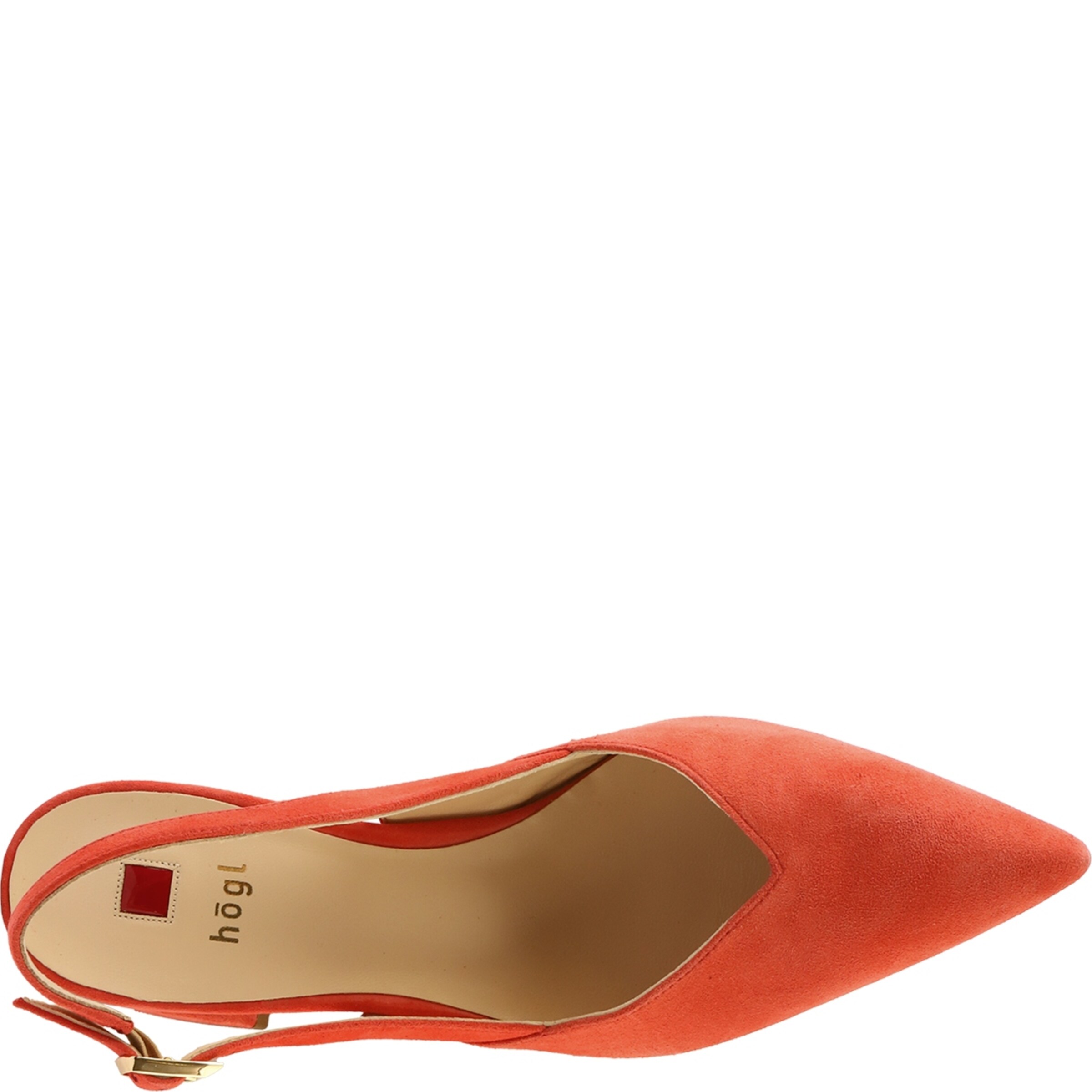 oranžs Högl Vaļējas augstpapēžu kurpes 'Laura'